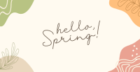 Hey Hello Spring Facebook Ad Design