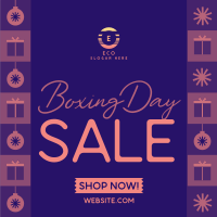 Boxing Day Promo Instagram Post Design