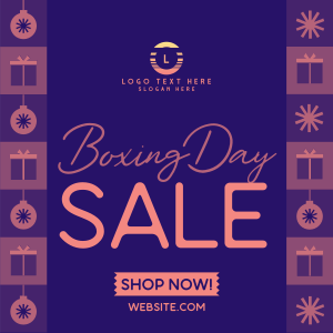 Boxing Day Promo Instagram post Image Preview