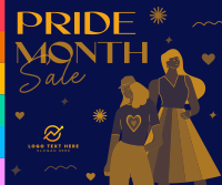 Pride Month Sale Facebook Post Design