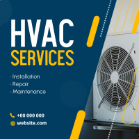 Fast HVAC Services Instagram Post Design