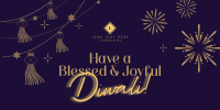 Blessed Diwali Festival Twitter post Image Preview