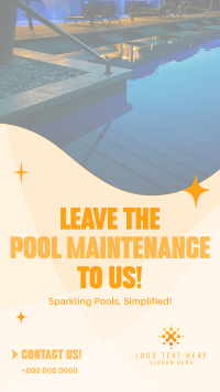 Pool Maintenance Service YouTube short Image Preview