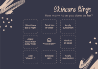 Skincare Tips Bingo Postcard Image Preview