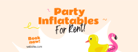 Party Inflatables Rentals Facebook Cover Image Preview