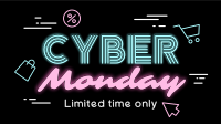 Dazzling Cyber Sale Facebook event cover Image Preview