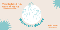 Volunteer Hands Twitter post Image Preview