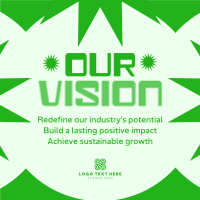 Fun Geometric Business Vision Instagram Post Preview