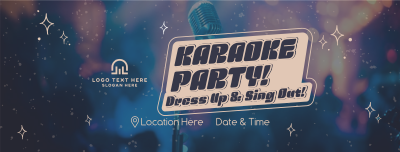 Karaoke Party Star Facebook cover Image Preview