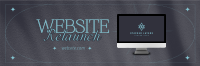 Minimalist Website Launch Twitter Header Image Preview