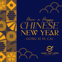 Chinese New Year Tiles Linkedin Post Image Preview