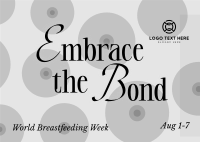 World Breastfeeding Week Postcard Image Preview