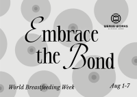 World Breastfeeding Week Postcard Image Preview