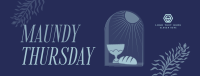 Holy Thursday Bread & Wine Facebook Cover Design