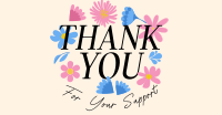 Floral Thank You Facebook ad Image Preview