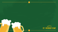 St. Patrick's Day  Happy Hour Zoom background Image Preview