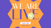 We Are Live Animation Design