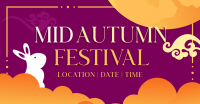 Mid Autumn Bunny Facebook Ad Design