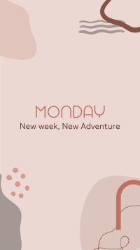 Monday Adventure Facebook Story Design