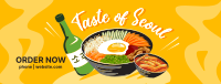 Taste of Seoul Food Facebook Cover Image Preview