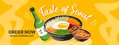 Taste of Seoul Food Facebook cover Image Preview