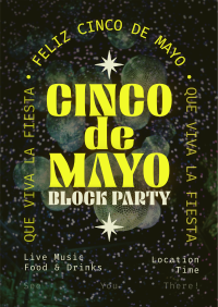 Cinco De Mayo Block Party Flyer Image Preview