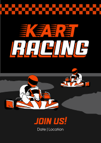 Go Kart Racing Flyer Design