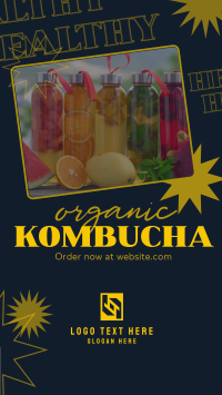 Healthy Kombucha YouTube Short Design