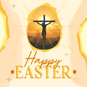 Religious Easter Instagram post Image Preview