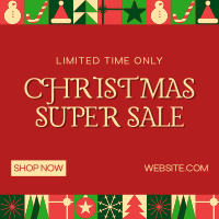 Modern Christmas Sale Instagram post Image Preview