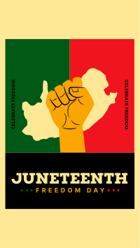 Juneteenth Freedom Celebration Instagram Story Design