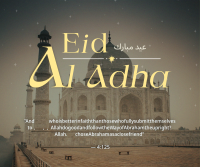Eid Al Adha Quran Quote Facebook Post Design