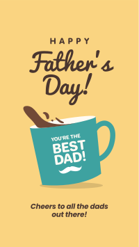 Cheers Dad! Facebook Story Design