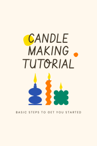 Candle Workshop Pinterest Pin Design