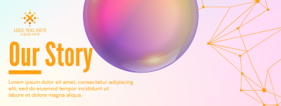 Glossy Ball Connection Facebook cover Image Preview