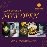 Restaurant Open Instagram post Image Preview