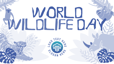 Rustic World Wildlife Day Facebook event cover Image Preview