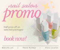 Salon You Later Promo Facebook Post Design