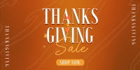 Thanksgiving Autumn Shop Sale Twitter post Image Preview