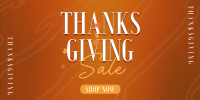 Thanksgiving Autumn Shop Sale Twitter Post Image Preview