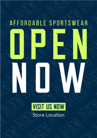 Affordable Sportswear Poster Image Preview