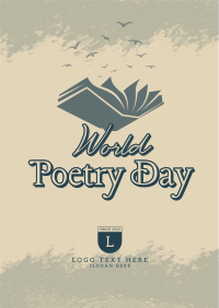 Happy Poetry Day Flyer Image Preview