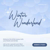 Winter Wonderland Instagram post Image Preview