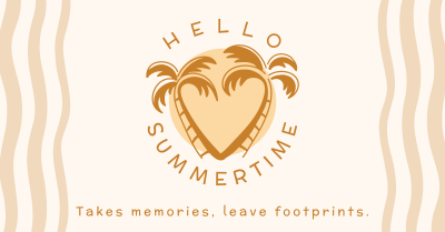 Hello Summertime Facebook ad Image Preview