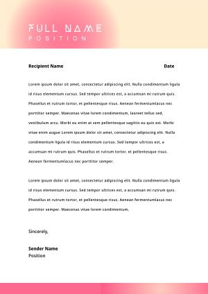 Minimalistic Radial Letterhead Image Preview