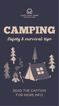 Cozy Campsite YouTube short Image Preview
