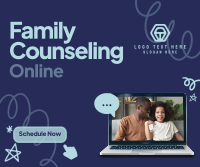 Online Counseling Service Facebook Post Design