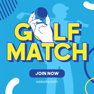 Golf Match Instagram post Image Preview