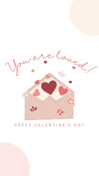 Valentine Envelope Facebook story Image Preview