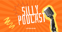 Silly Podcast Facebook Ad Design